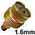 KEYPLANT-PRODUCTS  Gas Lens Large Diameter 1.6mm 45V116S