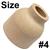 42,0510,0160  CK Ceramic Cup Size #4, 6.4mm Bore, (1/4
