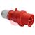 108040-1350  4 Pin 400V 32A Mains Plug (Red)