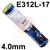ED701753  Elga Cromarod 312L Stainless Steel Electrodes 4.0mm Diameter x 350mm Long. 3.0kg Tin (60 Rods). E312L-17