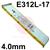 PAR165316R150  ESAB OK 68.81 312L Stainless Steel Electrodes 4.0mm Diameter x 350mm Long.1.8kg Vacpac (29 Rods). E312L-17
