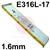ELEMENT30-1  Esab OK 63.30 Stainless Steel Electrodes 1.6mm Diameter x 300mm Long. 0.7kg Vacpac (93 Rods). E316L-17