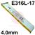 43-049-002  Esab OK 63.30 Stainless Steel Electrodes 4.0mm Diameter x 350mm Long. 1.7kg Vacpac (31 Rods). E316L-17