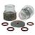 0580193XX  Furick Fupa 12 Pyrex Cup Kit for 2.4mm (2x Cups, 3x Diffusers, 4x O-Rings & 1x Titanium Cover)