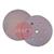 SAIT-4S  SAITAC D-VEL 4S Paper Hook & Loop No Hole Aluminium/Oxide Velcro Disc 150mm (Box of 100)