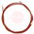 BRB24NC  Kemppi Steel Red 5m Wire Liner, for 0.9-1.2mm Ferrous Steel