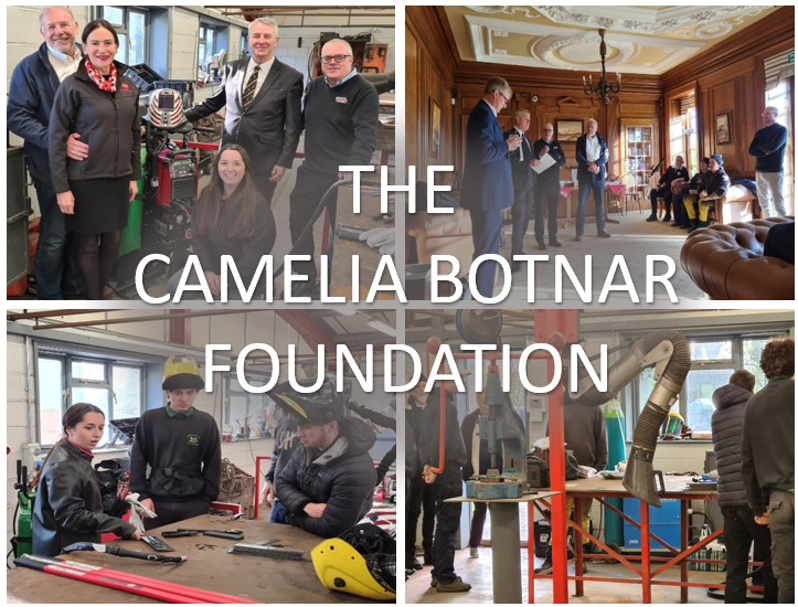 Presenting a TIG Welding Package to the Camelia Botnar Foundation