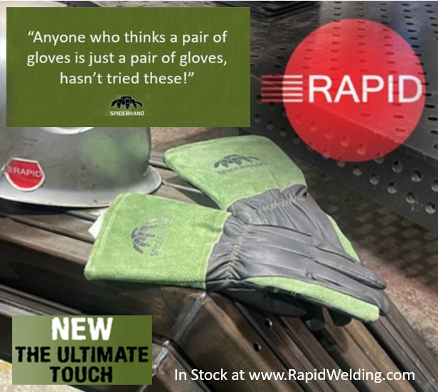 Introducing the SPIDERHAND® Range of Welding Gloves – NEW at Rapid Welding