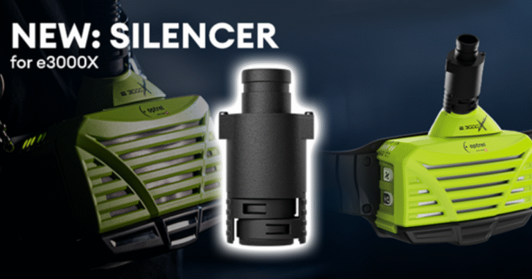 A quieter way to work: the new Optrel e3000X silencer