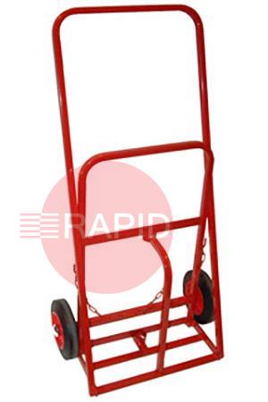 040761  Trolley Small Cyl Closed Handle Oxygen / Acetylene