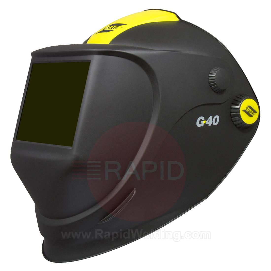 0700000440  ESAB G40 Air Flip-up Weld & Grind Helmet with 110 x 90mm Shade #10 Passive Lens