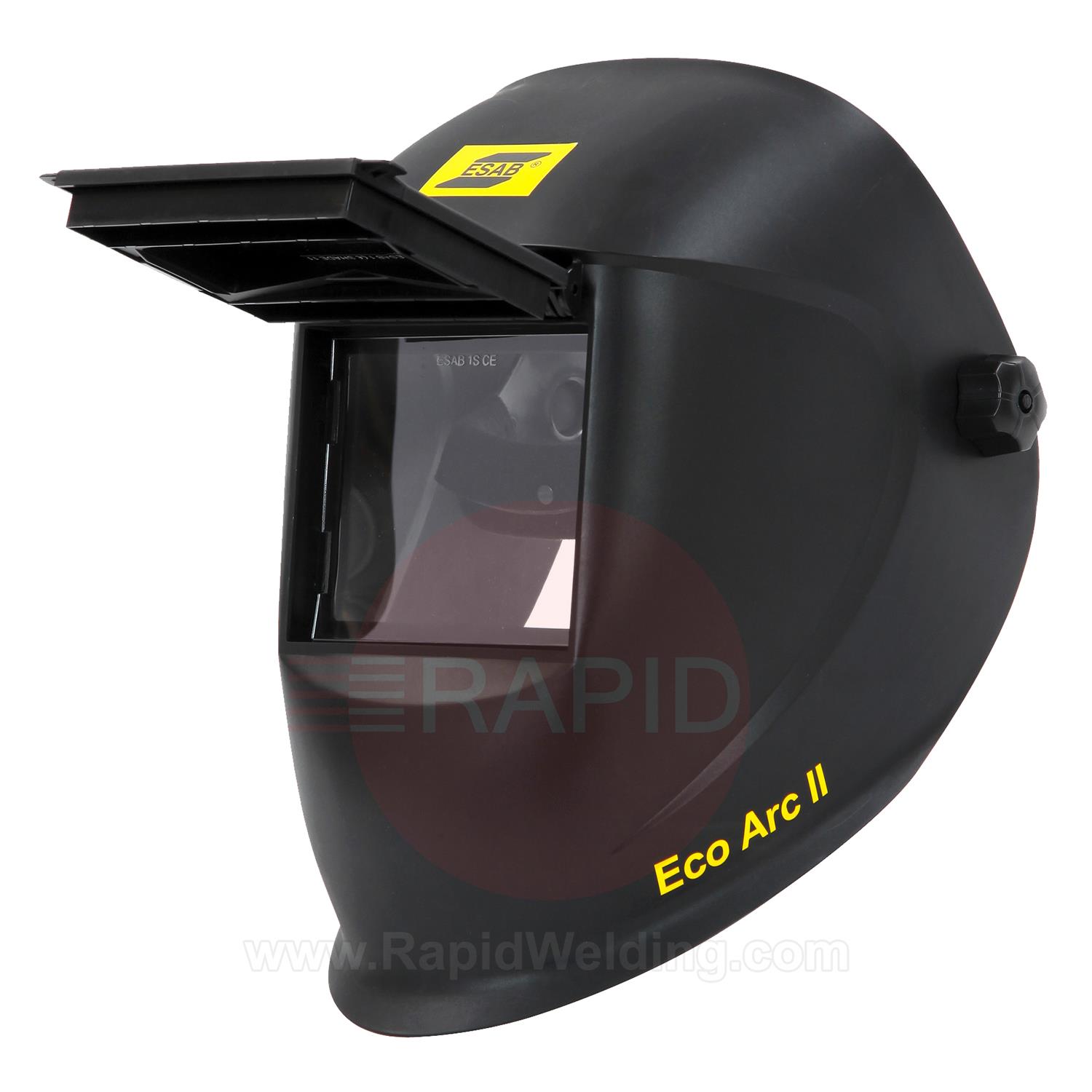 0700000761  ESAB Eco-Arc II Flip-up Welding Helmet with 110 x 60mm Shade #11 Passive Lens