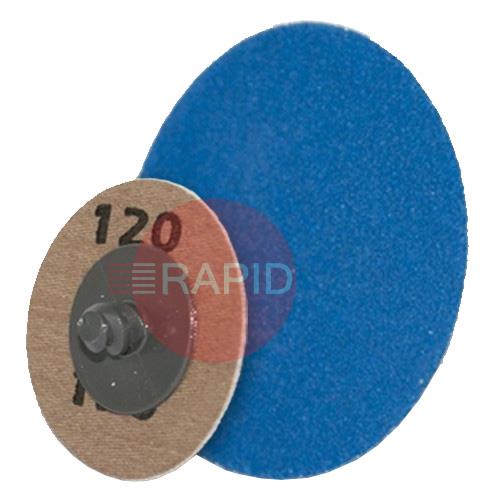 088031  SAIT Lock-SX Zirconium Quick Change Disc 75mm Diameter, Grit 60 (Box of 50)