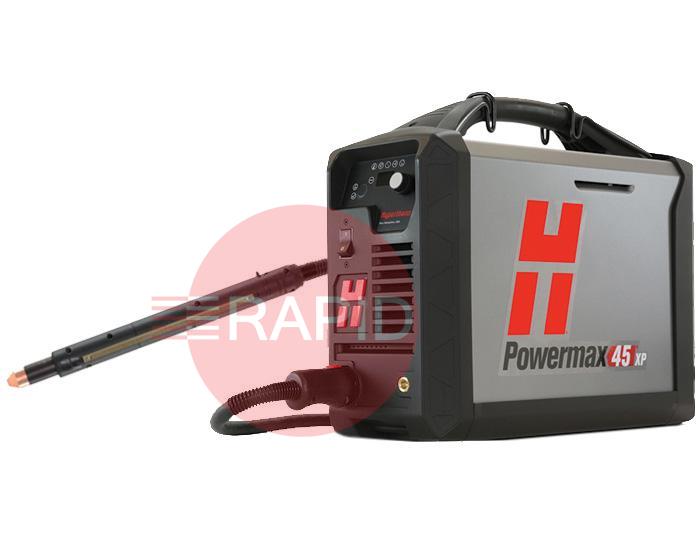 088148  Hypertherm Powermax 45 XP CE/CCC Machine System with 7.6m (25ft) Torch & Remote, 400v 3ph