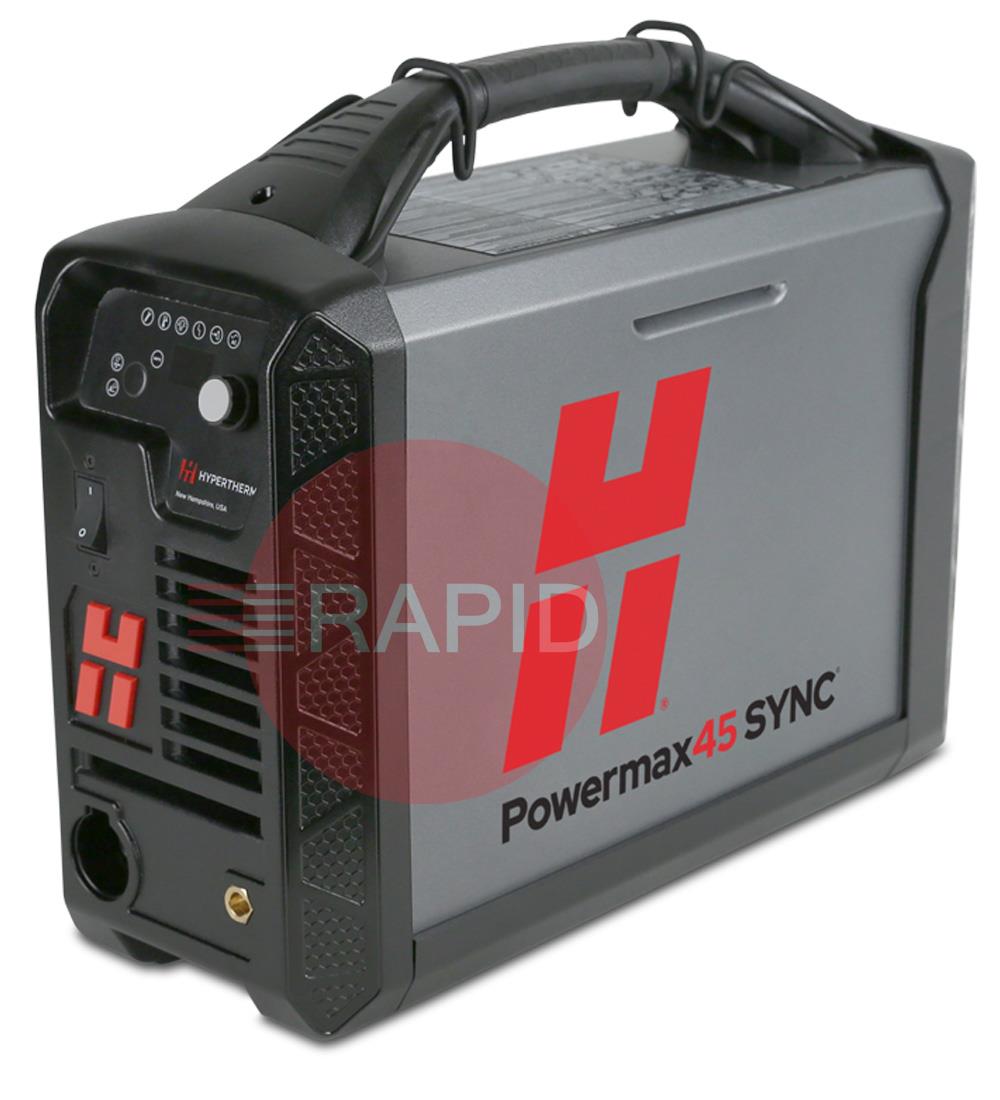 088579  Hypertherm Powermax 45 SYNC CE/CCC Power Supply with CPC & Serial Ports, 230v 1ph