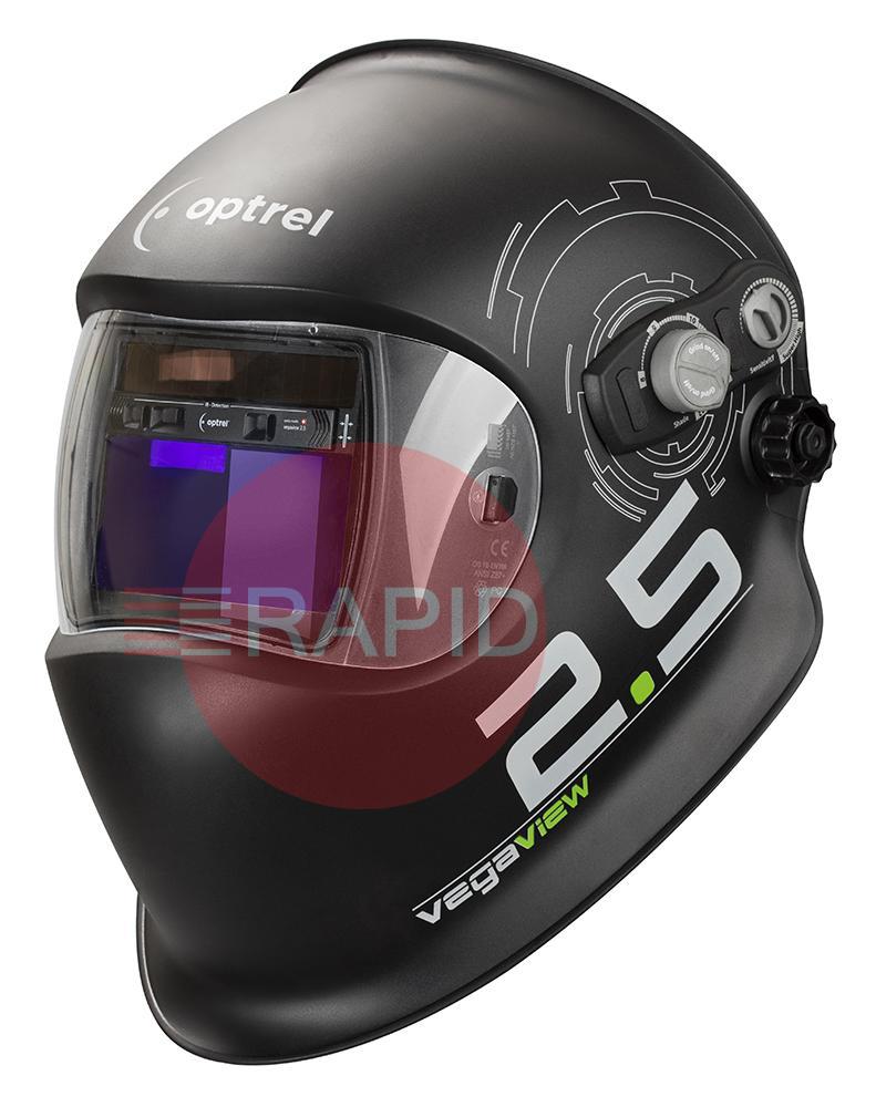 1006.600  Optrel Vegaview 2.5 Auto Darkening Welding Helmet, Shade 8 - 12