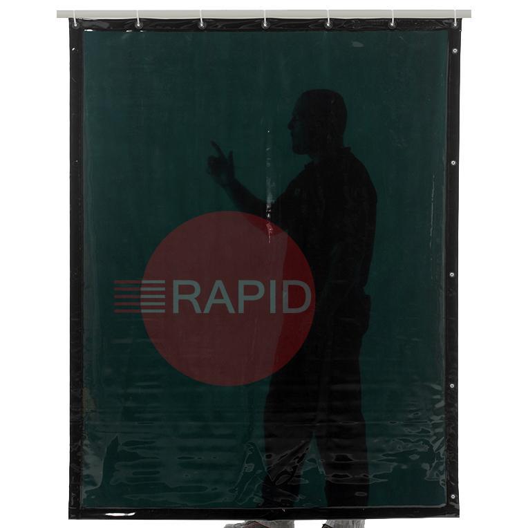 14.16  CEPRO Green-6 Welding Curtains with Eyelets All Around - 180cm High, EN 25980