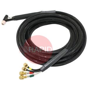 2-2110  Thermal Arc PWH-3A (70 degree) Plasma Welding Torch with 3.8M Leads, incl quick disconnect