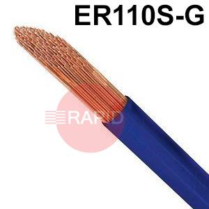 301030047  Low Alloy Steel TIG Wire, 1000mm Cut Lengths - AWS A5.28 ER110S-G, 5Kg Pack