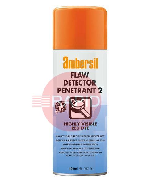 30289  Ambersil Flaw Detector Penetrant 2 Spray, 400ml