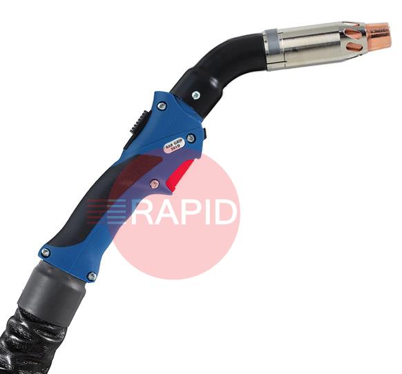 317.0172.1  Binzel RAB GRIP 501 BBH Mig Fume Extraction Torch 4m (Water Cooled) 500A CO2, 450A Mixed Gases