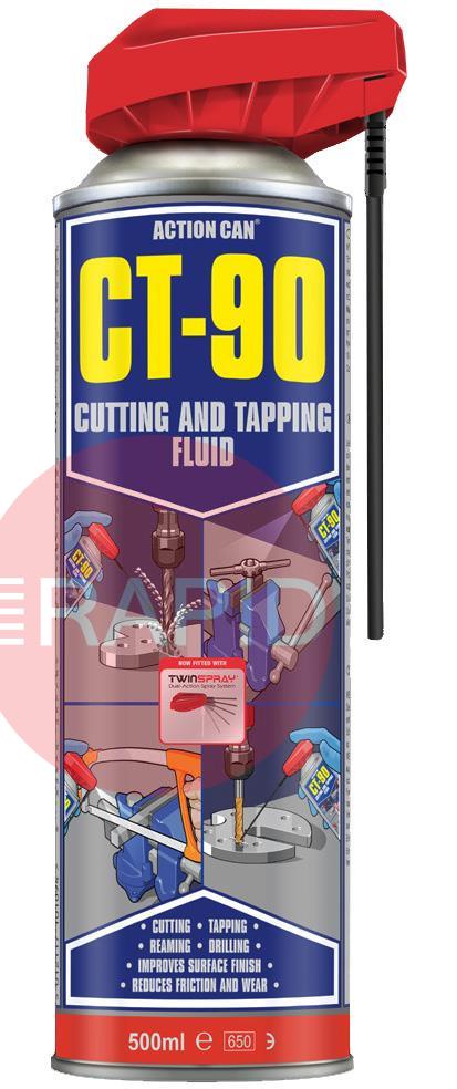 33324  Action Can CT-90 Twin Spray Cutting & Tapping Fluid, 500ml