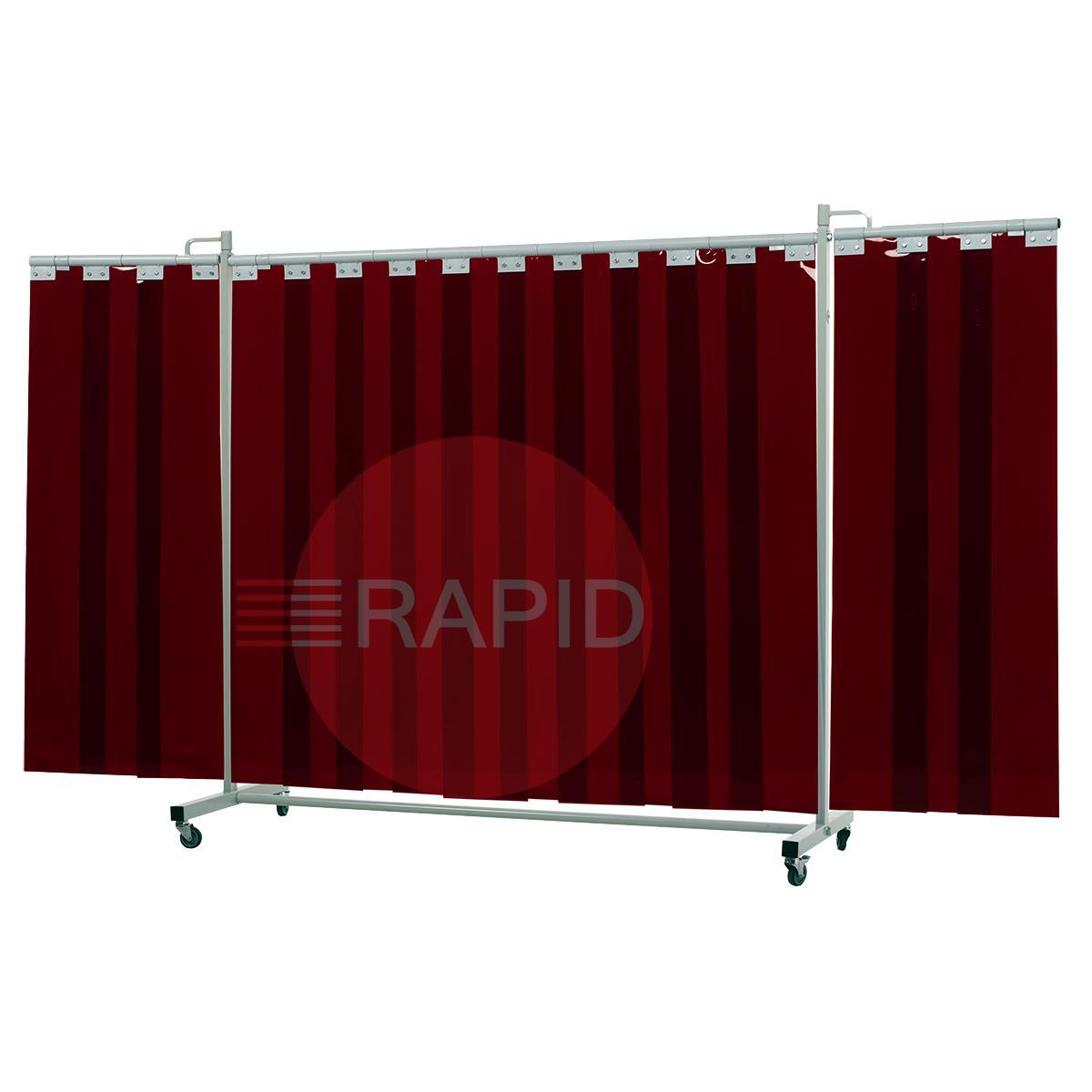 36.31.27  CEPRO Robusto Triptych Welding Screen with Bronze-CE Strips - 3.6m Wide x 2.2m High, Approved EN 25980