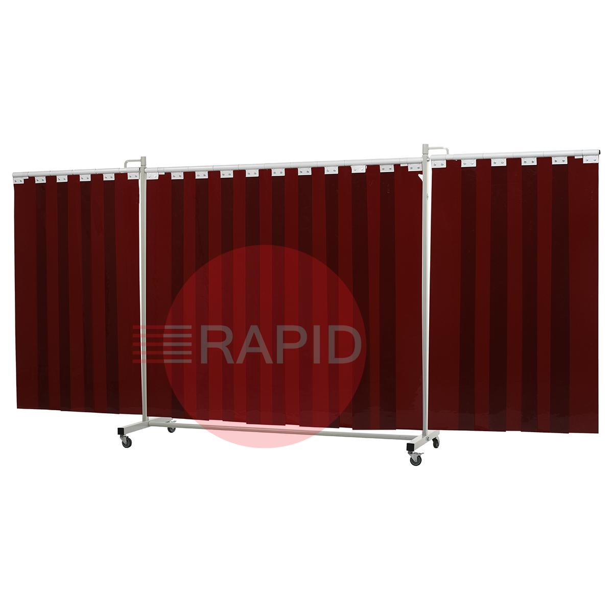 36.31.77  CEPRO Robusto XL Triptych Welding Screen with Bronze-CE Strips - 4.4m Wide x 2.1m High, Approved EN 25980