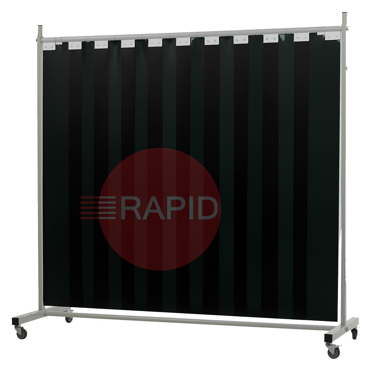 36.32.29  CEPRO Robusto Single Welding Screen with Green-9 Strips - 2.2m Wide x 2.1m High, Approved EN 25980