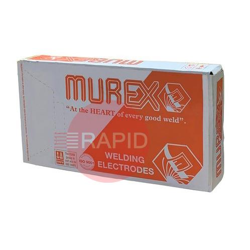 3700404300  ESAB MUREX Super Fastex 4.0mm x 450mm Mild Steel Electrodes, 18.1kg Ctn. E7024