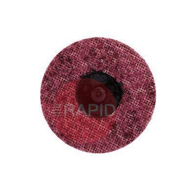3M-05531  3M Scotch-Brite Roloc Surface Conditioning Disc SC-DR, 76 mm, A MED, Red (Box of 25)