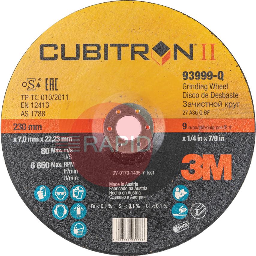 3M-65494  3M Cubitron II 230mm (9) DPC Grinding Discs (Box of 10)
