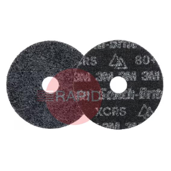3M-7100359465  3M Scotch-Brite Heavy Duty Precision Surface Conditioning Disc, HD-DH, Extra Coarse (Box of 50)