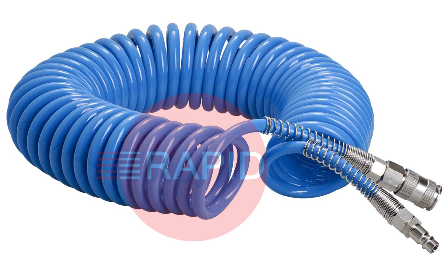 4090.051  Optrel Supplied Air Pressure Hose - 10m (Spiral)