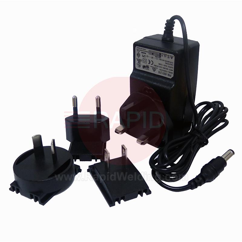 4551.070  Optrel e3000/X Battery Charger - UK, EU, US, AUS Plugs Included