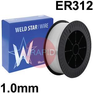 6011100154  Stainless Steel MIG Wire, 1.0mm Diameter - AWS A5.9 ER312, 15Kg Reel