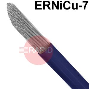 601110060X  Nickel Alloy Monel 400 TIG Wire, 1000mm Cut Lengths - AWS A5.14 ER NiCu-7, 5Kg Pack