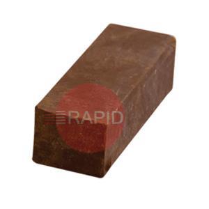 6400402  Dronco Polishing Compound Brown Bar, for Non-Ferrous Metals - 110g