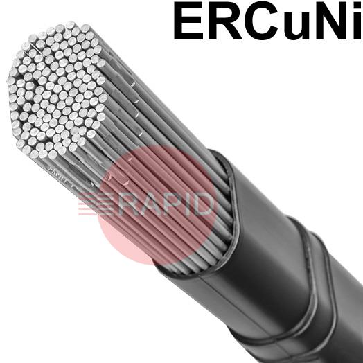 70301  Cupronickel 70/30 High Nickel TIG Wire, 1000mm Cut Lengths - AWS A5.7: ERCuNi. Price/Kg