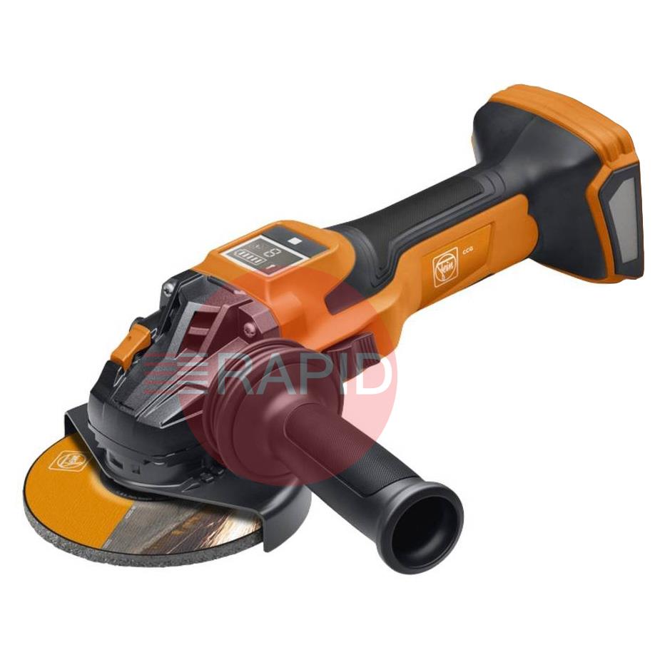 71220961000  FEIN CCG 18-125-15 AS Cordless Compact 125mm 18V Angle Grinder (Bare Unit)