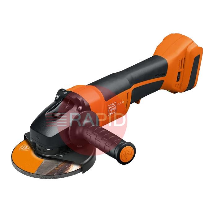 71221861000  FEIN CCG 18-125-12 PD AS Cordless 125mm 18V Angle Grinder, with Paddle Switch (Bare Unit)