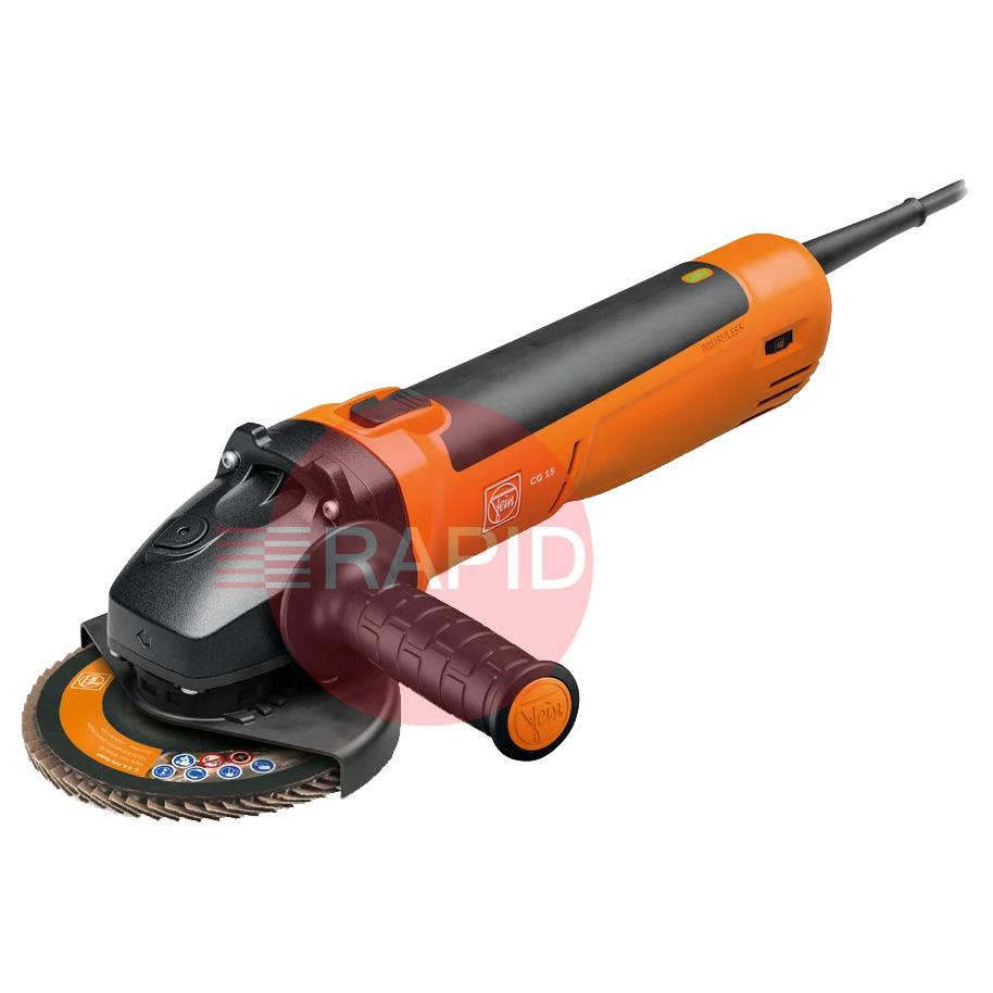 7225076024  FEIN CG 15-125 BL INOX Premium 125mm 1500W Angle Grinder