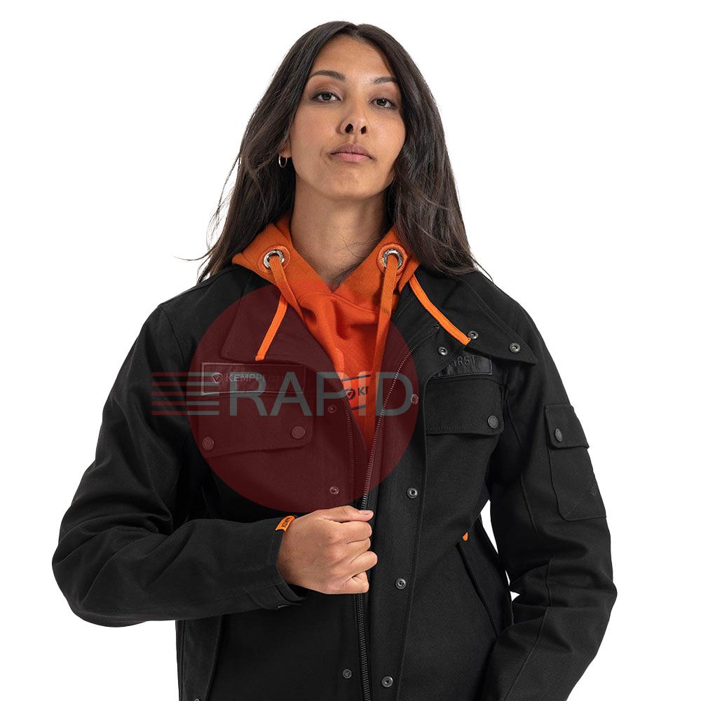 804060010FE  Kemppi Wear 0013 Black Unisex Jacket - Medium