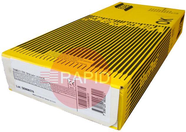 92184030G0  ESAB OK Ni-CI, 4 x 350mm Electrodes 1/2 VP 13.8Kg Carton (Contains 6 x 2.3Kg Packs) (OK 92.18) ENi-CI