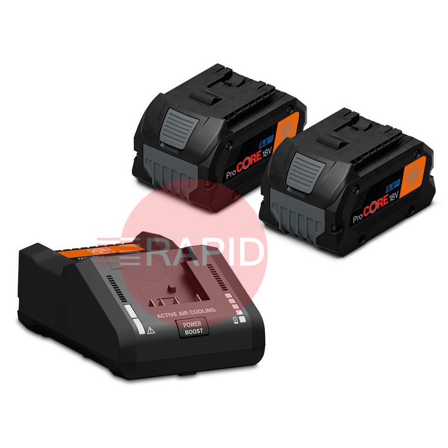 92604229240  Bosch 18v 8AH ProCORE AS Battery Starter Set (2 Batteries & Charger)
