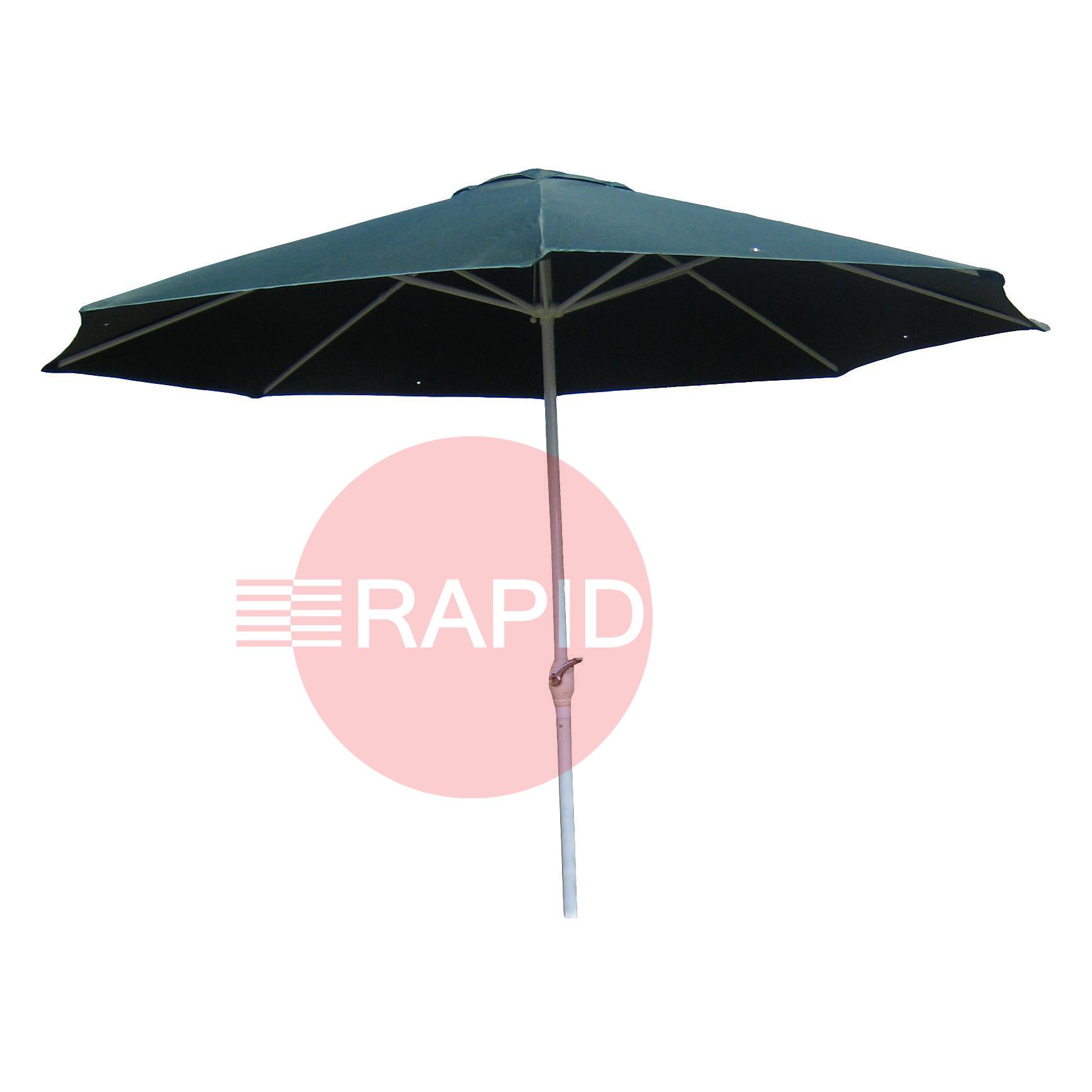 93.21.20  Welding umbrella, green, Ø 220 cm