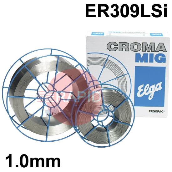 98052010  Elga Cromamig 309 LSi 1mm Stainless MIG Wire, 15Kg Reel