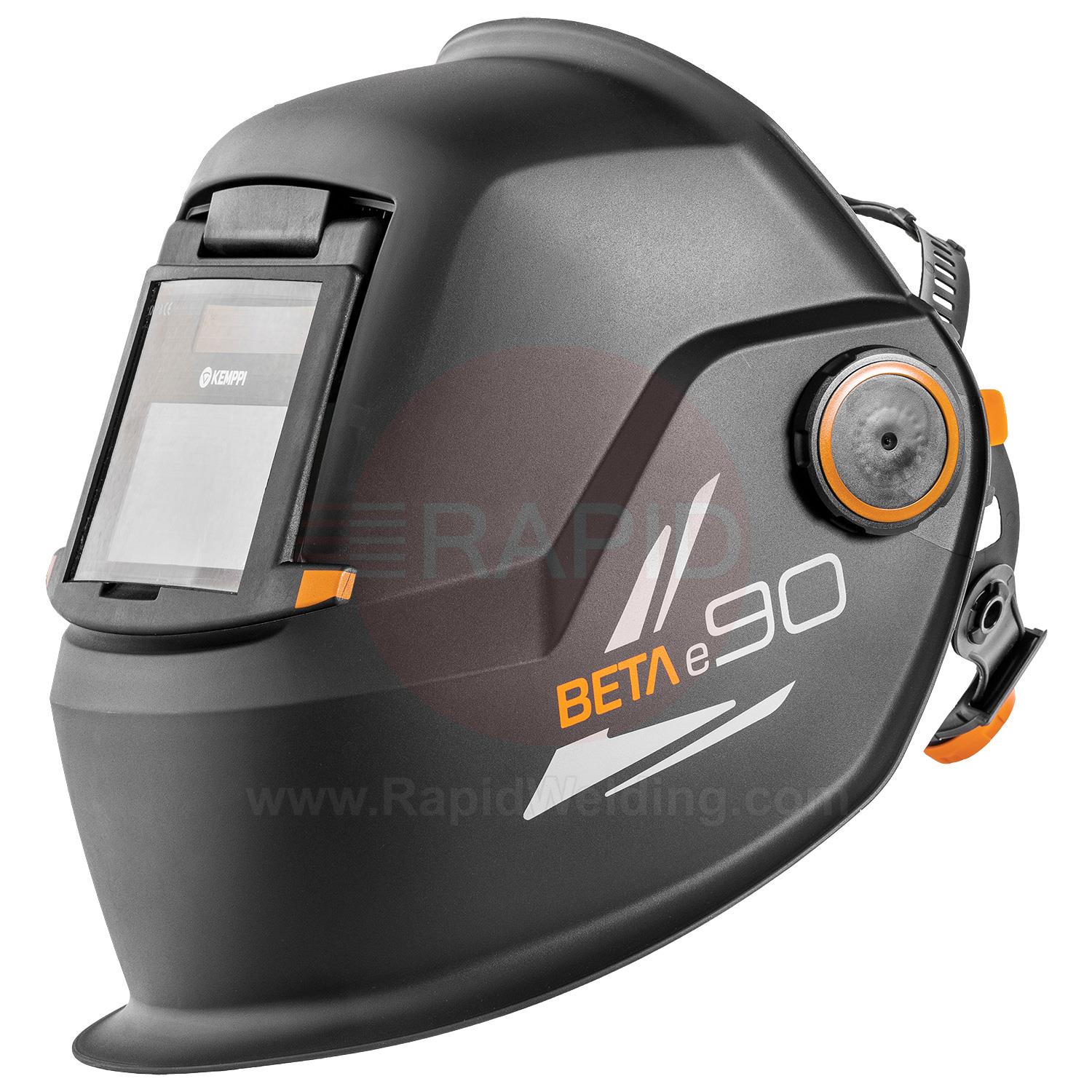 9873024  Kemppi Beta e90X Welding Helmet, with Variable Shade 9-15 ADF and Flip Front for Grinding