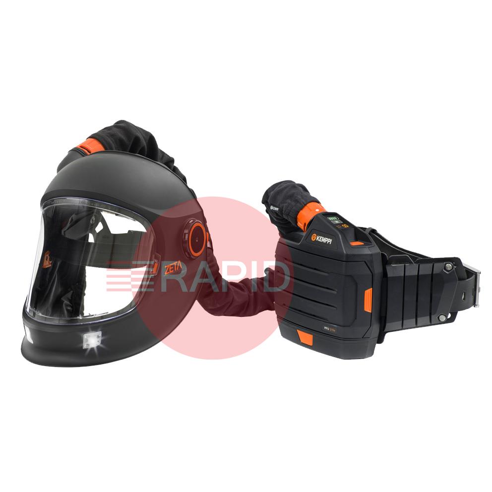 9873841  Kemppi Zeta Fresh Air G201X Grinding Helmet & PFU 210e PAPR System