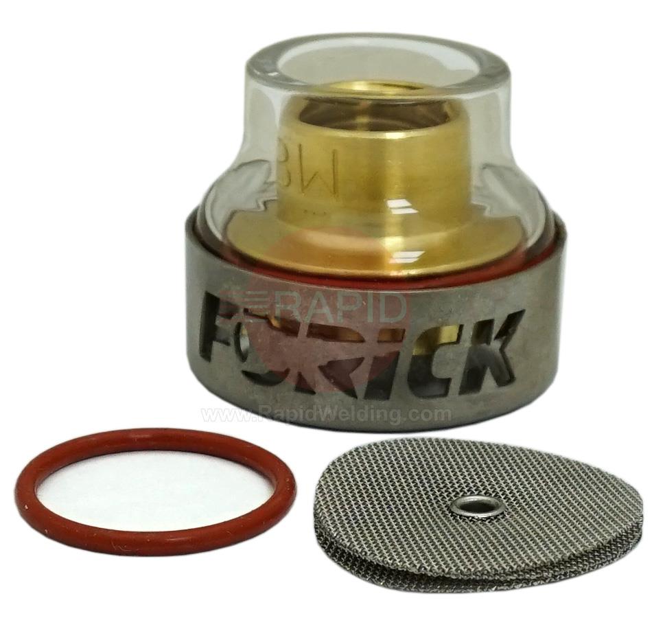 BBWSGWC  Furick BBW Pyrex Cup Kit for 2.4mm (1x Cup, 1x Gas Lens, 1x Diffuser, 2x O-Rings & 1x Titanium Cover)